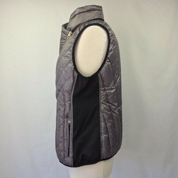 Calvin Klein Performance Down Filled Puffer Vest Gray Size XL - Picture 4 of 15